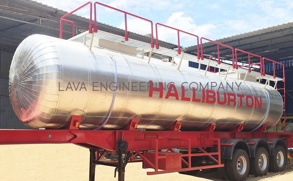Chemical and Acid transport Tank Trailer